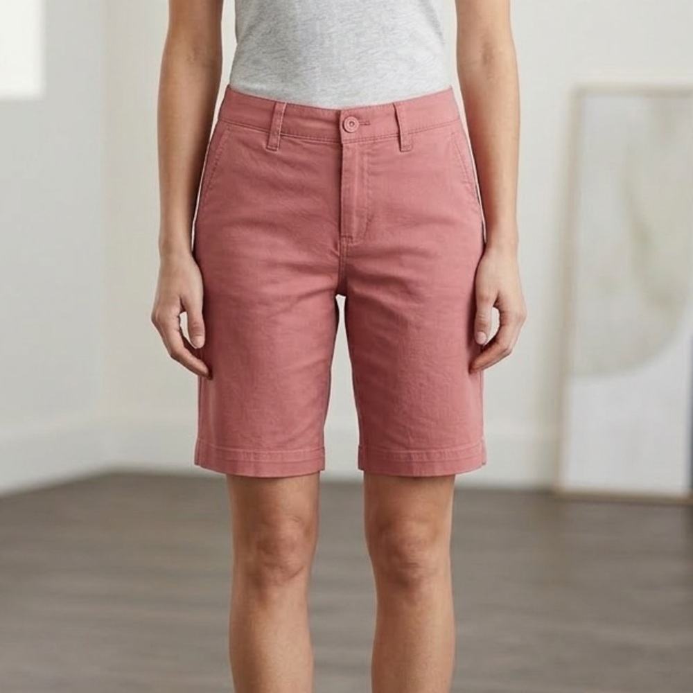 Lands' End Dusty Rose Bermuda Shorts